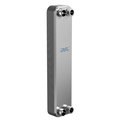 Alfa Laval 100 Stainless Steel Plate Heat Exchanger, AISI 316L, 20 Plates, Single Circuit, Solder Port 118 AlfaNova 52-20H-X